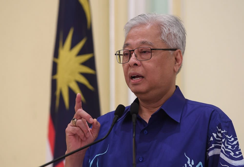 Senior Minister Datuk Seri Ismail Sabri Yaakob at a press conference in Putrajaya June 8, 2020. — Bernama pic