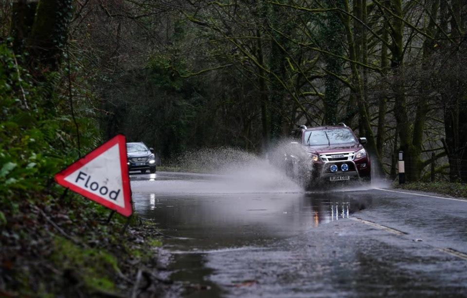 There has been some localised flooding this week, including between Monmouth and Tintern in the Wye Valley in Wales (David Davies/PA) (PA Wire)