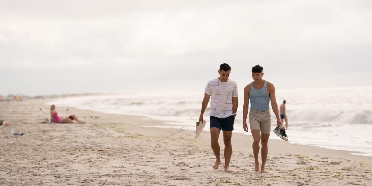 conrad ricamora and joel kim booster in the film fire island photo by jeong park courtesy of searchlight pictures © 2022 20th century studios all rights reserved