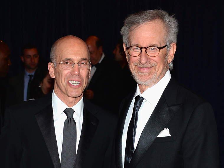 Jeffrey Katzenberg Steven Spielberg Dimitrios Kambouris Getty final