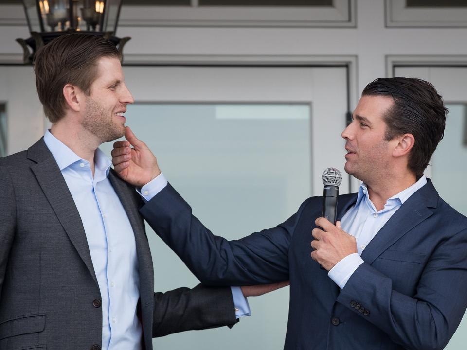 don jr and eric trump