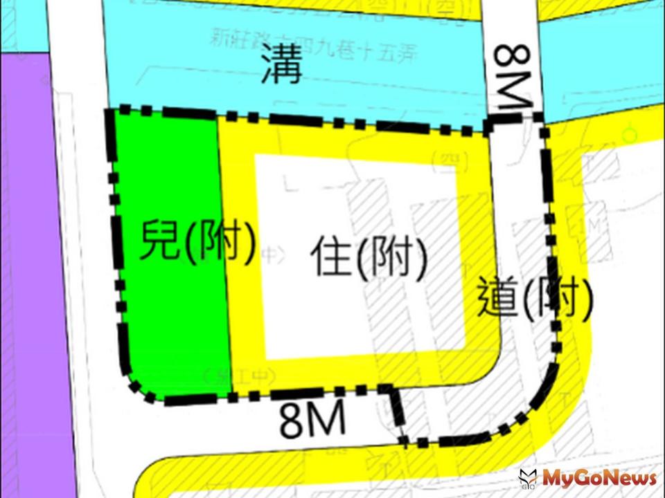 ▲市五用地變更內融示意圖(圖/新北市政府)