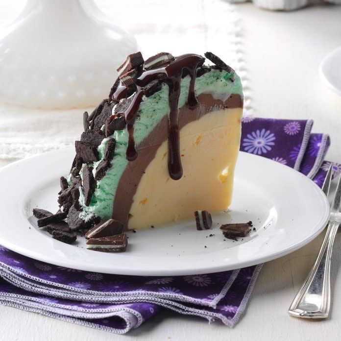 Mint-Chocolate Bombe