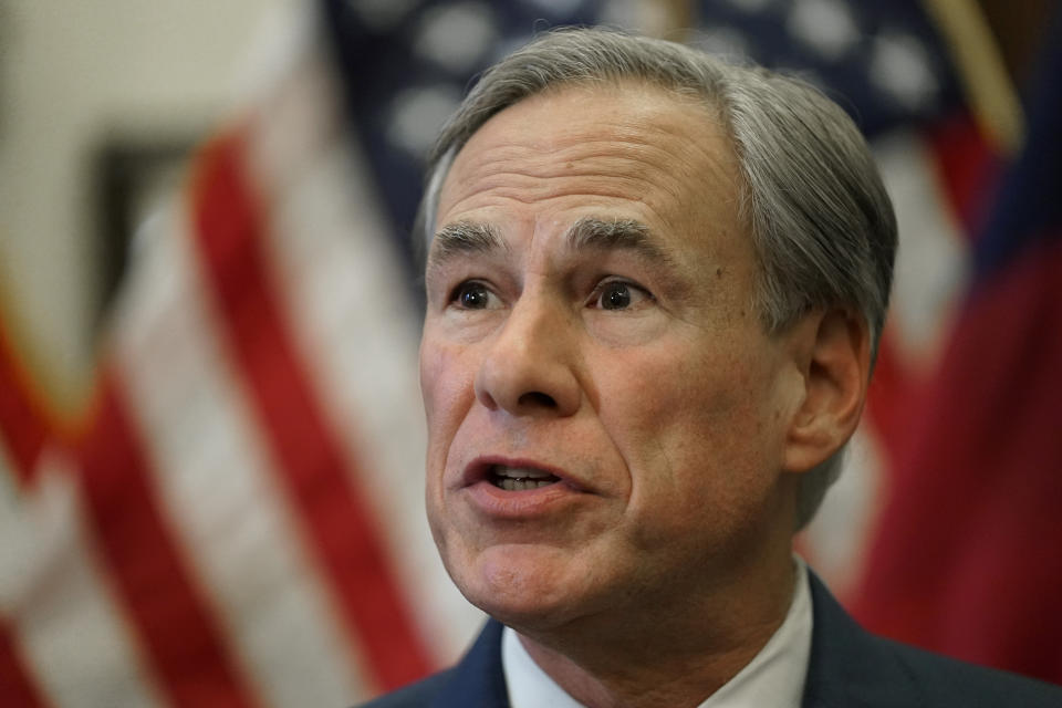 Texas Gov. Greg Abbott speaks at a news conference in Austin, Texas in June. (Eric Gay/AP)