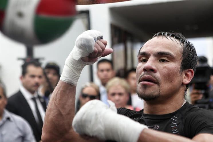 Juan Manuel Márquez tuvo cree que le faltan el respeto a ambos deportes con un combate de esa magnitud. Foto: EFE