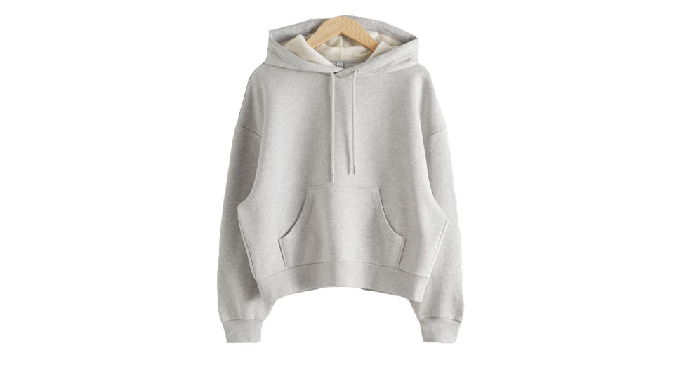 Oversized Boxy Hooded Sweatshirt 