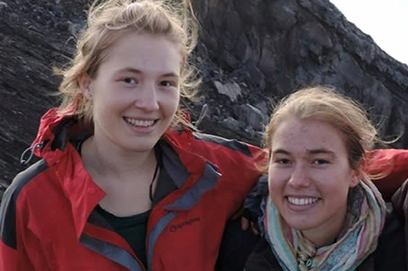 shipwrecked sisters tell of swim to safety after tourist boat sinks