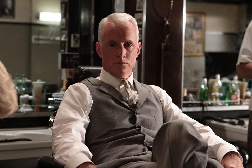 <p>As the enigmatic Roger Sterling, Slattery was nominated for four supporting Emmy nominations for his ability to blend Roger's ambition with his easygoing charm. </p>