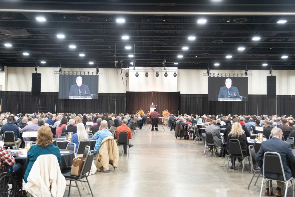 Over 800 were in attendance Tuesday morning at the 34th annual Amarillo Community Prayer Breakfast at the Amarillo Civic Center.