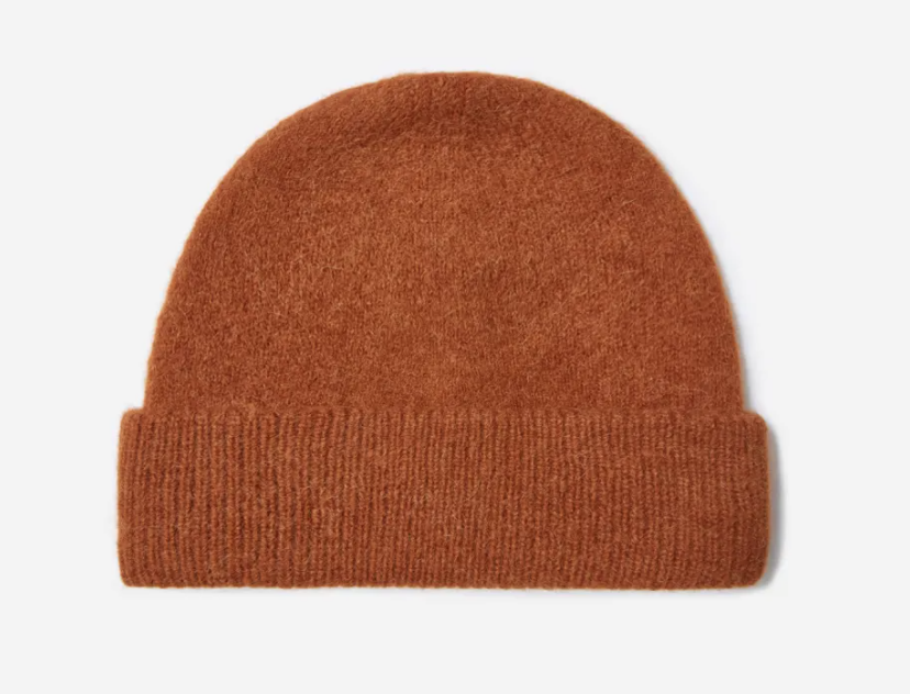 The Alpaca Beanie in Rosewood