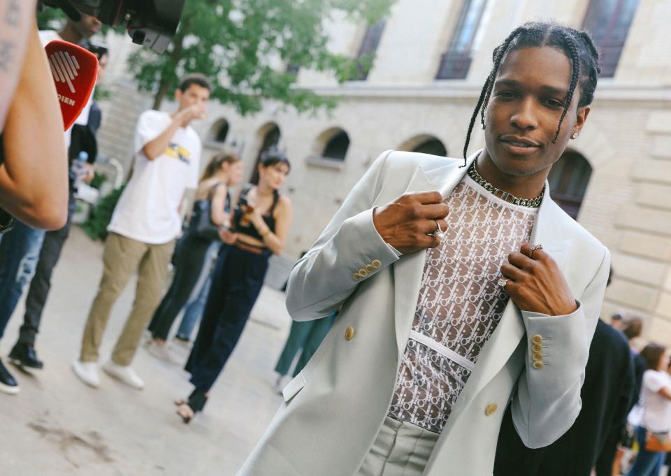 A$AP Rocky in Dior Men