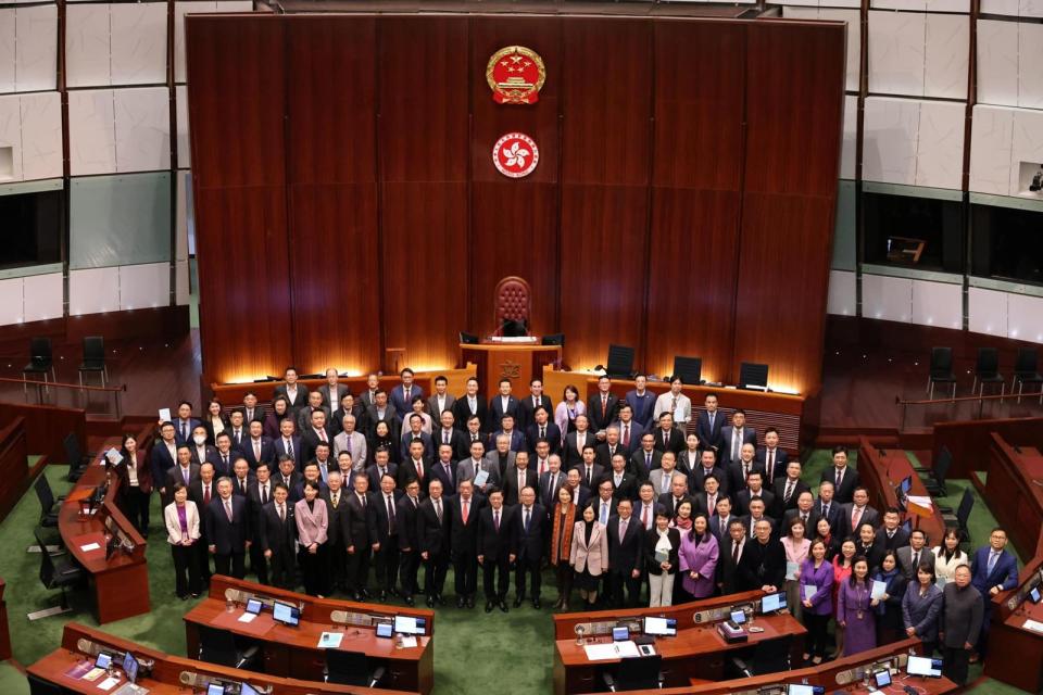 香港立法機關在19日通過《維護國家安全條例草案》。（翻攝自李家超臉書）