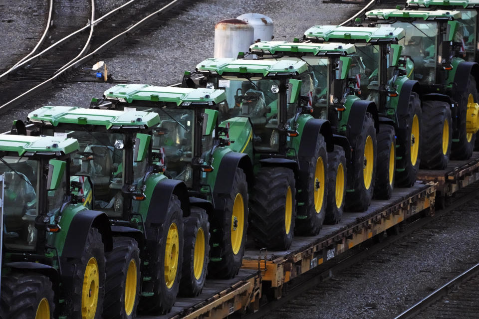 Struggling with falling demand for farm equipment, Deere & Co