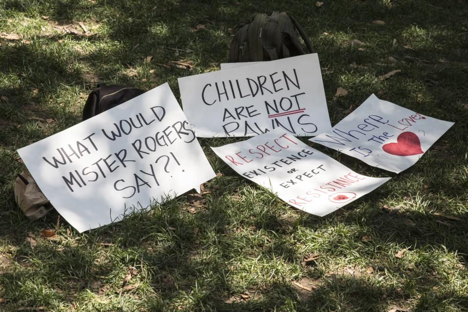 Glamour.com rounded up some of the most powerful signs from the Families Belong Together marches on Saturday.