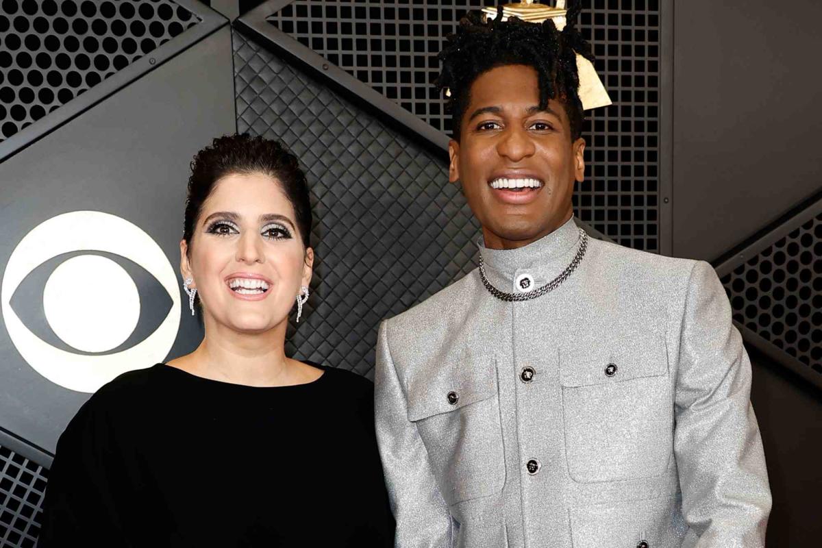 Jon Batiste Attends 2024 Grammys with Wife Suleika Jaouad After She