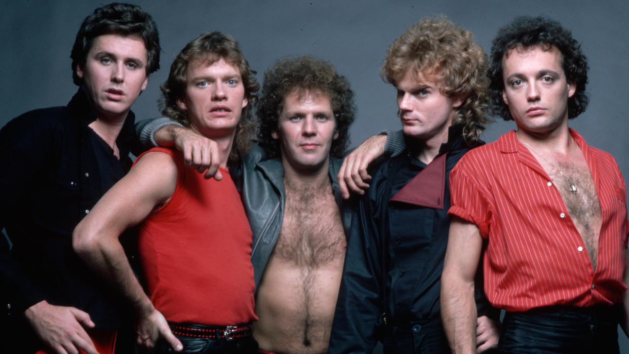  A group shot of Loverboy in 1981. 