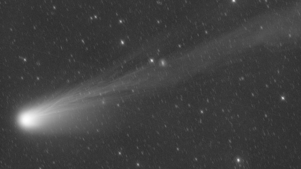 The Virtual Telescope Project has captured an image of the comet over Manciano, in the Italian region of Tuscany, under the peninsula's darkest skies.  - Gianluca Masi/Virtual Telescope Project