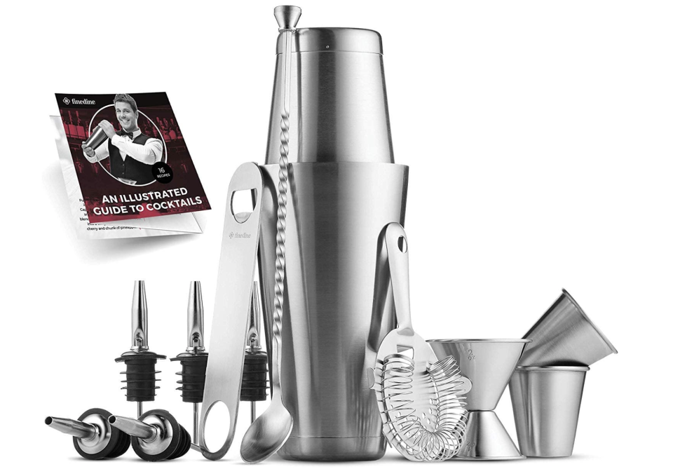 cocktail shaker bar tool set best whiskey gifts