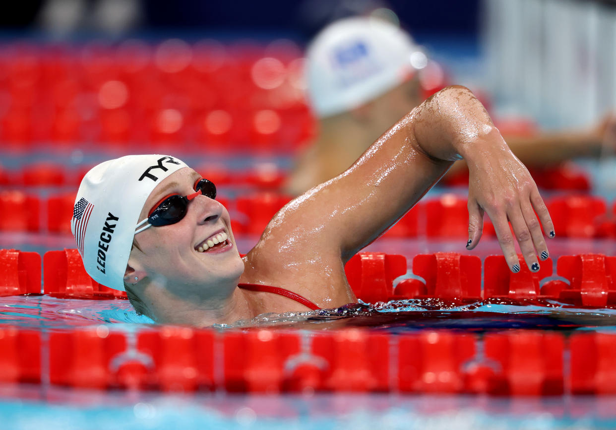 Katie Ledecky will enter the Paris Olympics with seven gold medals and three silver medals to her name.