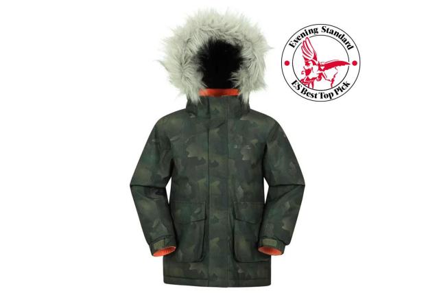 Kids Hooded Jacket Girls Leopard Fur Parka School Jackets Outwear Coat 5-13 Year 