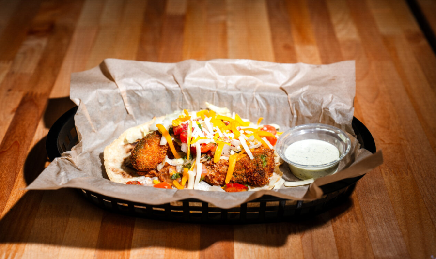 Fried Avocado Taco