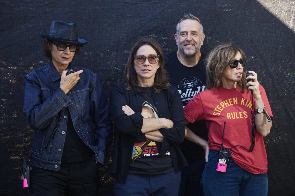 The Breeders backstage at ACL Fest.