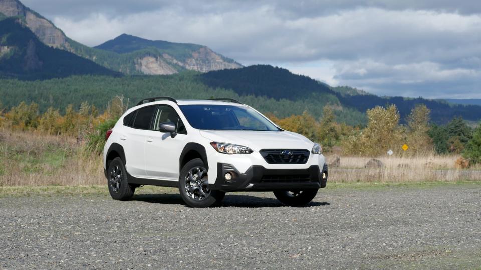 2021 Subaru Crosstrek Sport front in white