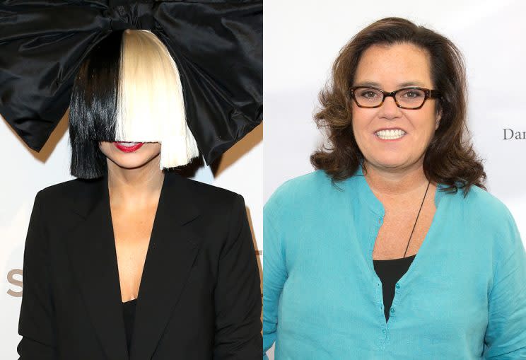 Sia and Rosie O’Donnell matched donations to the ACLU. (Photo: Getty Images)