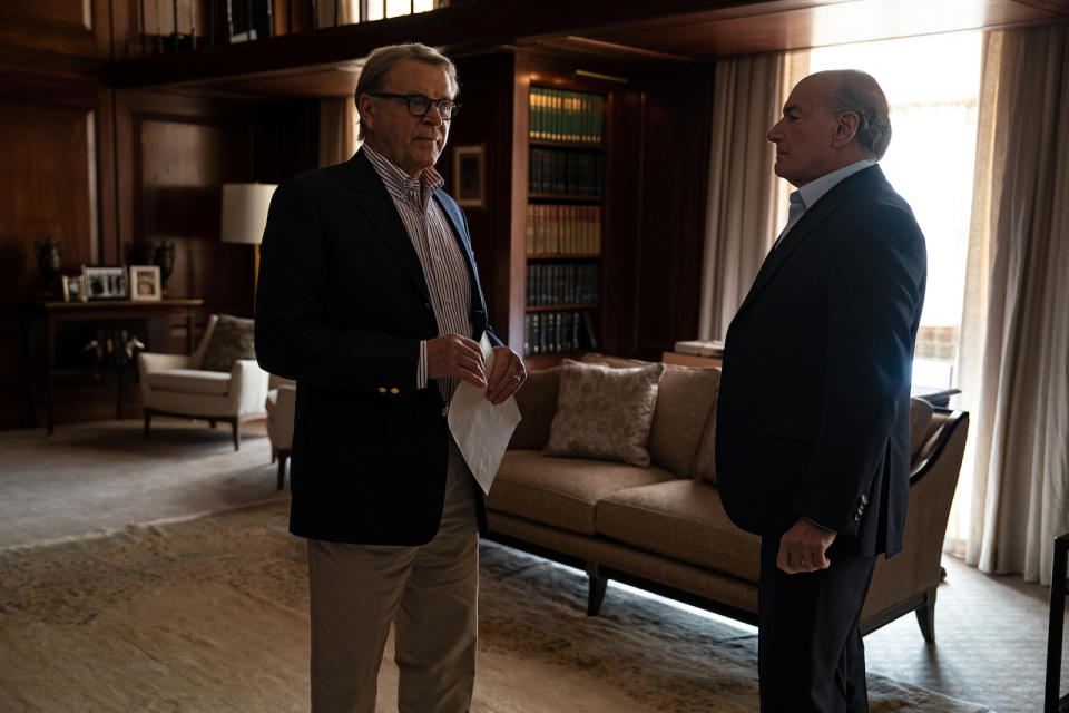 David Rasche and Peter Friedman in “Succession” - Credit: Macall Polay/HBO