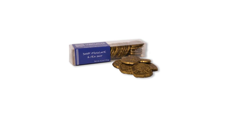 Veruca Chocolates Gelt For Grown-Ups Dark Chocolate with Sea Salt