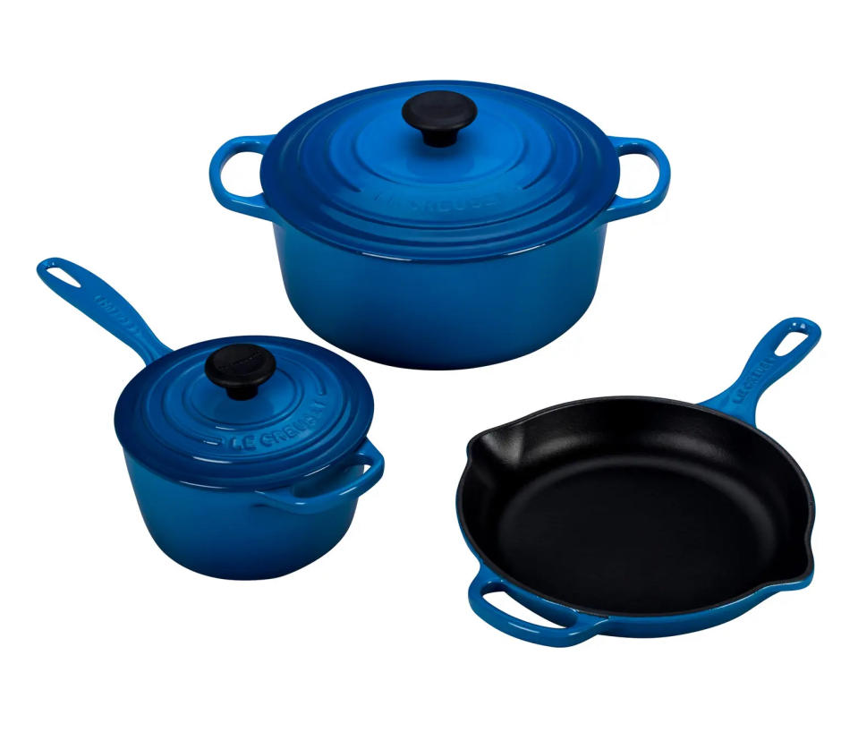 Le Creuset cast iron set