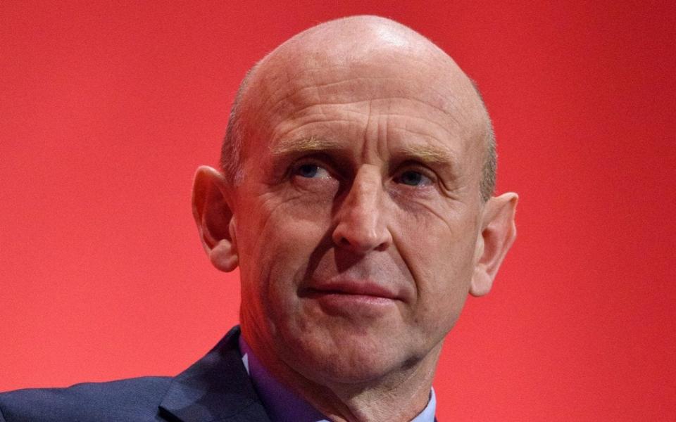  John Healey, the shadow defence secretary, said the MoD should back British skills - GETTY IMAGES