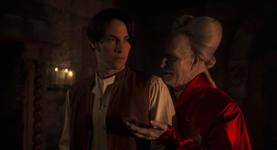 Keanu Reeves and Gary Oldman in a still from Bram Stoker's Dracula. (Columbia Pictures)