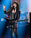 <p>Demi Lovato hits the stage during a visit to <em>The Tonight Show </em>in N.Y.C. on Aug. 16. </p>