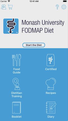 Monash University FODMAP Diet Phone App