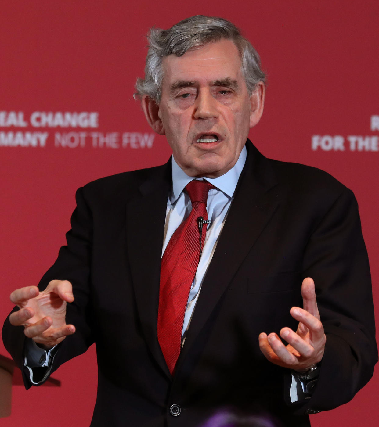 Former prime minister Gordon Brown (Andrew Milligan/PA)