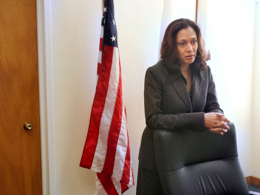 Kamala Harris in 2006.