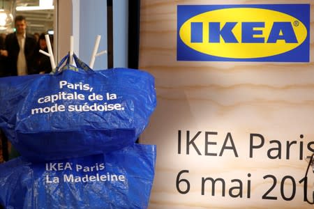 Swedish furniture giant IKEA store before its opening in the heart of Paris