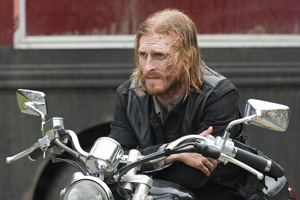 Austin Amelio as Dwight on AMC’s ‘<i>The Walking Dead’</i> (Photo: Gene Page/AMC)