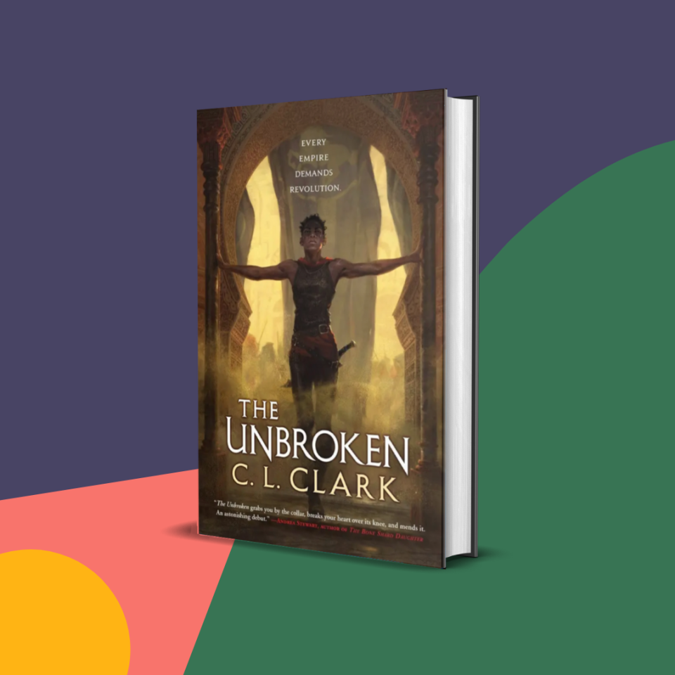 Why you should read it: It is a universal truth that Sapphics love a glamorous entrance. Just look at that cover!  What it's about: In a North African-inspired epic fantasy, rebellion stews and the anxieties of colonizers inspire chaos in a richly detailed world of espionage, resistance, and assassination. Stolen from her home as a child, Touraine returns as a soldier of the empire to put out the fire of rebellion in her homeland. Luca, princess of the empire, enlists Touraine to spy on the rebels. In The Unbroken, characters deal with the colonialism they grew up with almost unbearable searing difficulty. That loyal mindset Touraine feels for the Balladairan Empire isn’t a simple flip of the switch but rolled out with mouth-gaping, intense book-to-chest clutching, raw misery. In between the horrifying moments, C.L. Clark touches us with dry humor. Between Luca and Touraine, the interactions between them sway to the breaking point. The intensity of a grumpy princess and a serious soldier opens a door, permitting the inhale and exhale amid such suffering. A most excellent message is left for you: read The Unbroken by C.L. Clark.Get it from Bookshop or from your local indie via Indiebound here. 