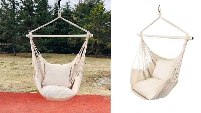 Add this comfy chair to your porch or backyard.