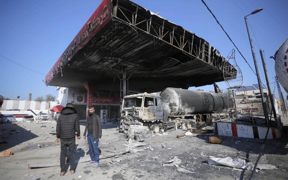 A view of demolition at al-Maghazi Refugee Camp