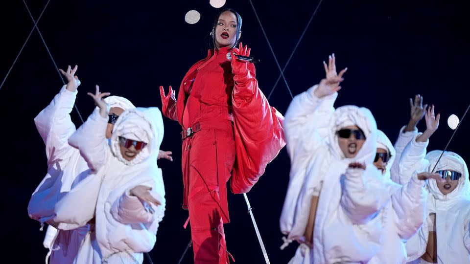 Rihanna — pregnant, and still performing? That's icon status. - Brynn Anderson/AP