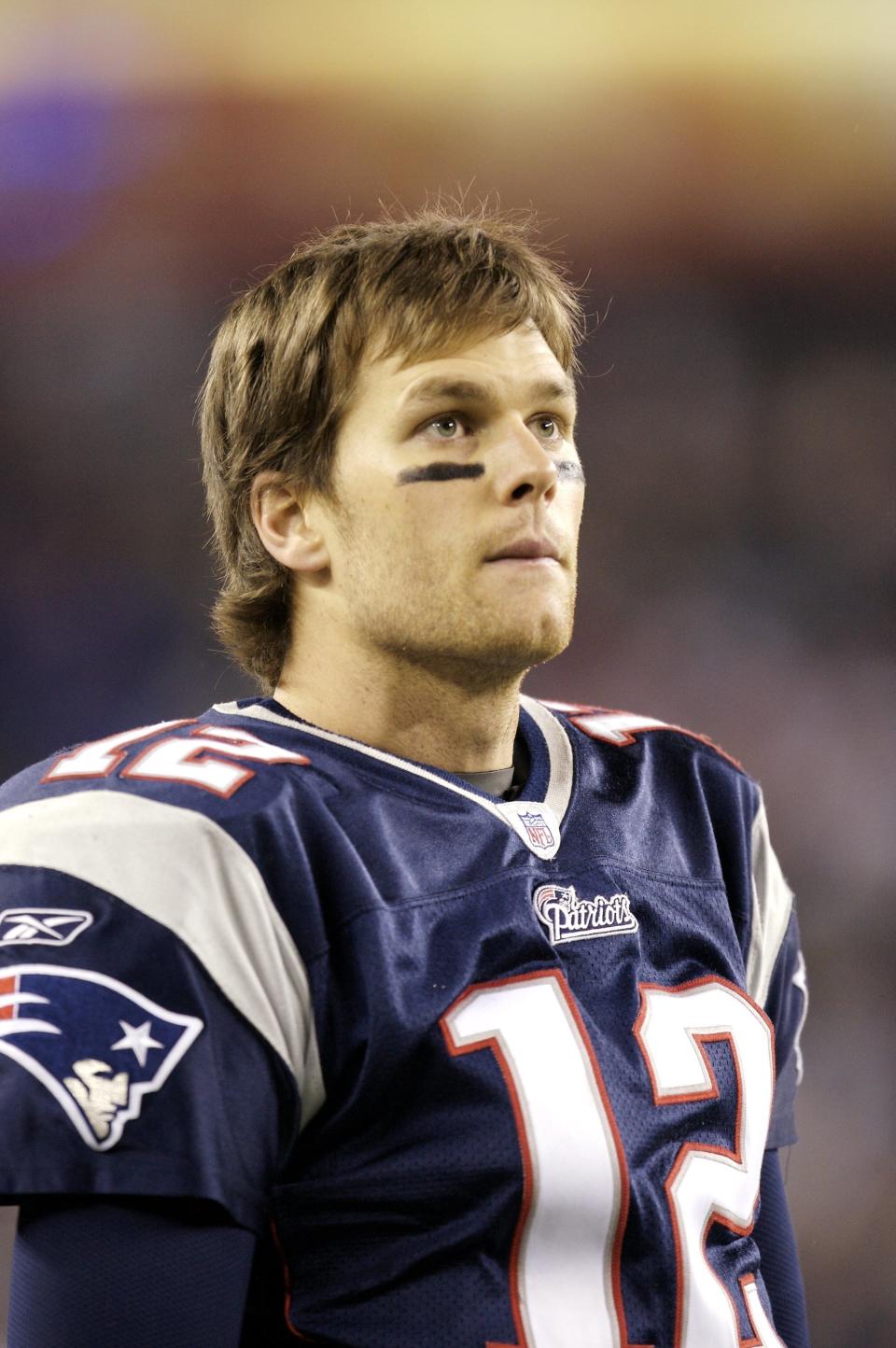 During&nbsp;a game against the Pittsburgh Steelers on Dec. 9, 2007, at Gillette Stadium in Foxborough, Massachusetts.