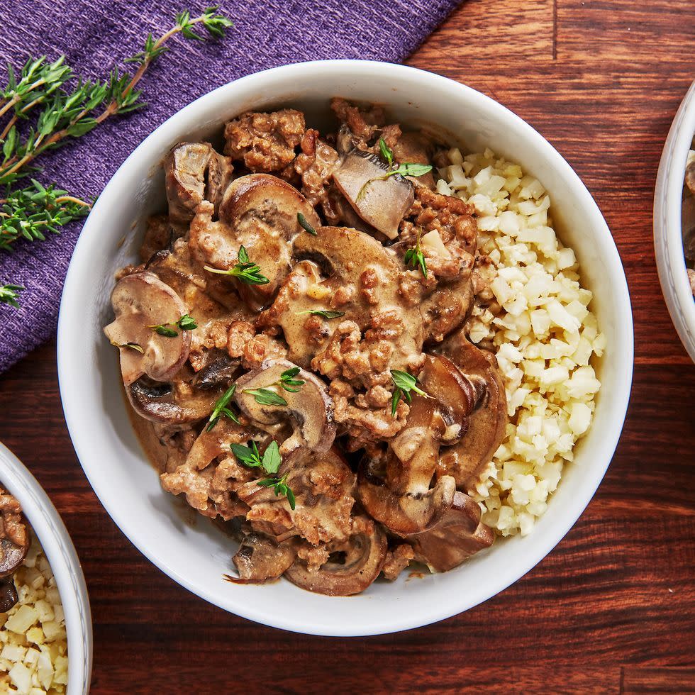 keto beef stroganoff