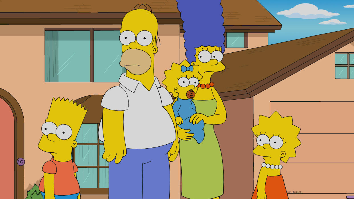 The Simpsons will address the show's apparent supernatural powers in the new season. (Sky/Disney/20th Television)