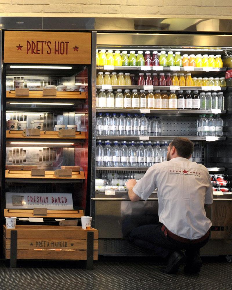 A Pret a Manger store in London.