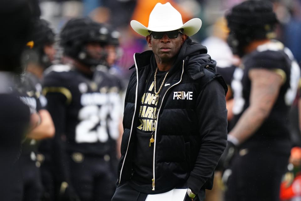 Colorado head coach Deion Sanders