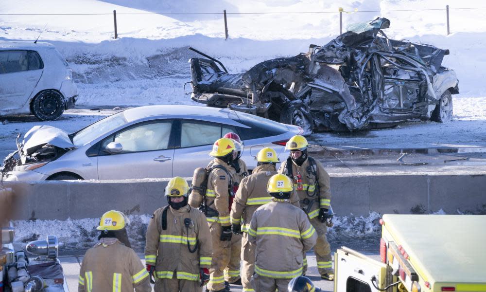 <span>Photograph: Paul Chiasson/AP</span>