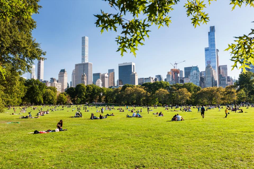 Outdoor activities, like a day spent lounging in New York City's Central Park, remain popular this summer.